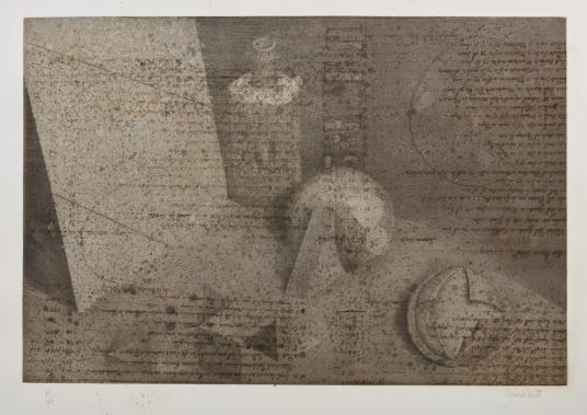 Senza titolo, acquaforte, 65.5 x 89.0 cm