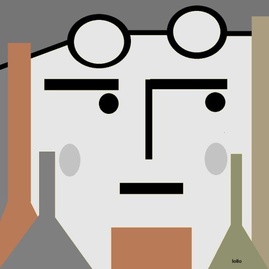 LOLLO LENO 99 (GIORGIO 1890- 1964), 2022, opera digitale 20x20 cm