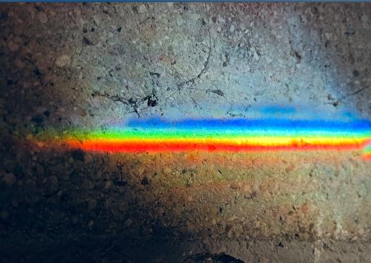 Lightin Cut, 2023, D-bond, stampa su alluminio 140x100 cm