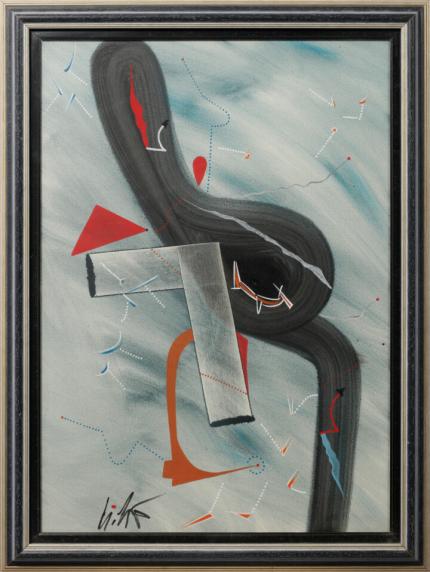 L'amour aux antipodes, 1994, tempera e gemma su tela, 70x50cm