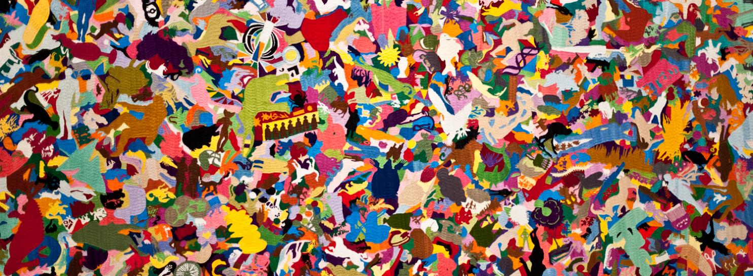 Alighiero Boetti, "Tutto", dettaglio