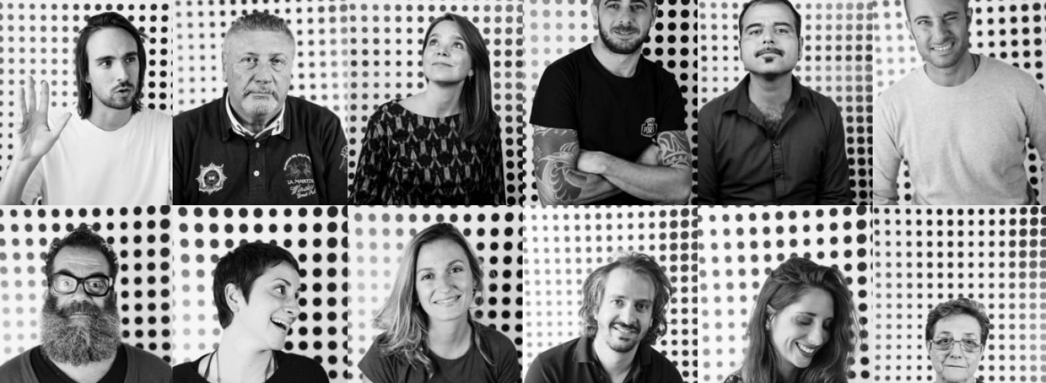 Alcuni ritratti del progetto "Inside Out" a BASE Milano
