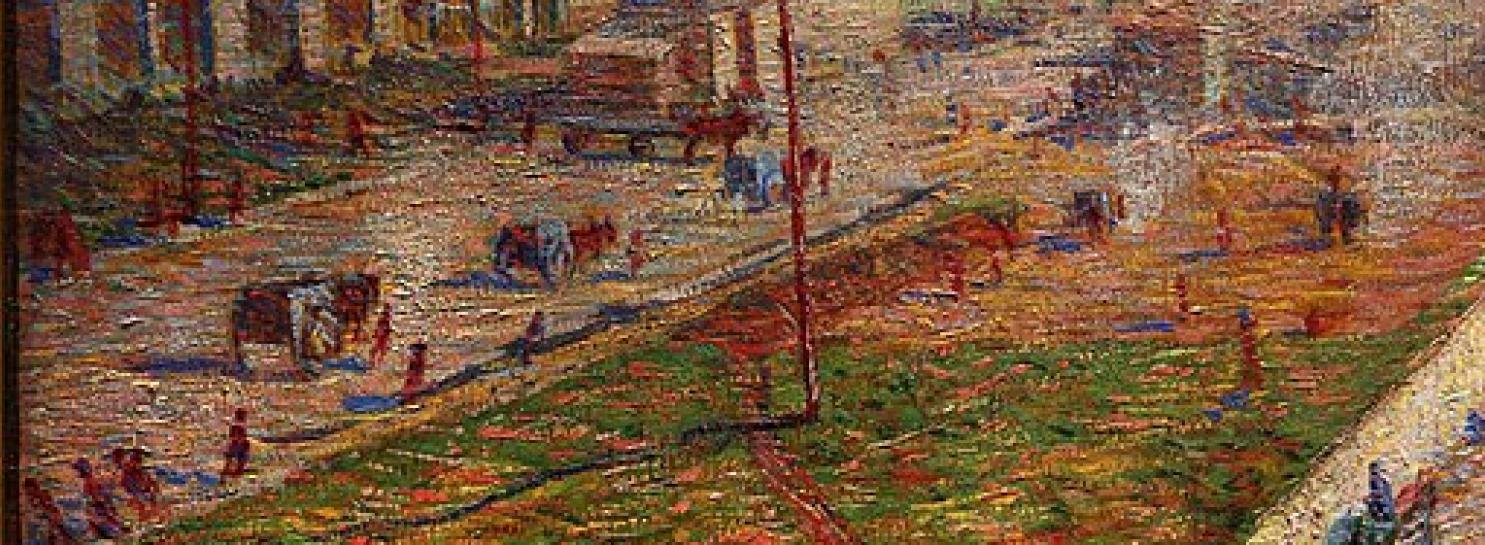 Meriggio, particolare. Umberto Boccioni.