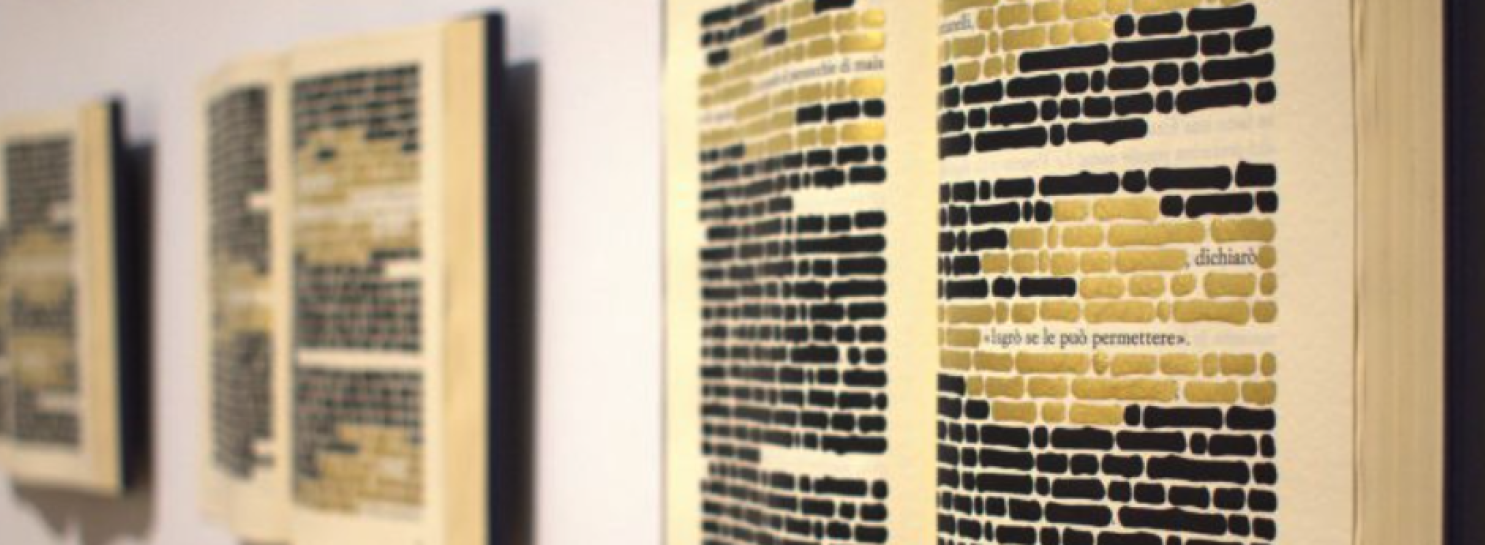 Emilio Isgrò mostra Roma GNAM