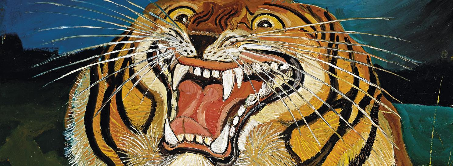 Antonio Ligabue, Testa di tigre