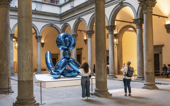 Jeff Koons a Palazzo Strozzi - ©photoElaBialkowskaOKNOstudio