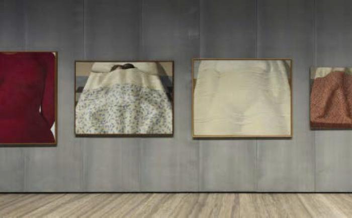 Una delle sale espositive di Fondazione Prada