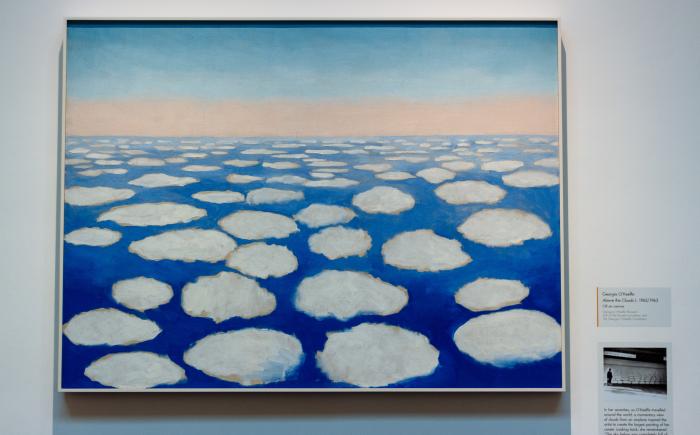 Above the clouds, opera della grande artista americana Georgia O'Keeffe