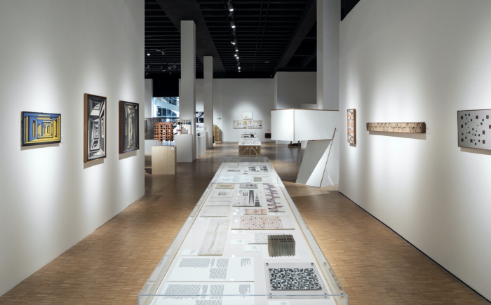 Visione dell'installazione alla Triennale di Milano