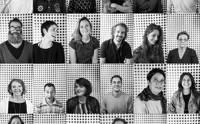 Alcuni ritratti del progetto "Inside Out" a BASE Milano
