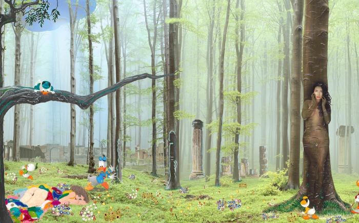 Invasori silenziosi, una delle opere di Andrea Felice in mostra a Milano