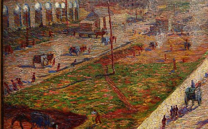 Meriggio, particolare. Umberto Boccioni.