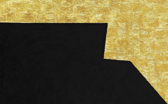 Una delle opere di Alberto Burri in mostra al MAR, Ravenna