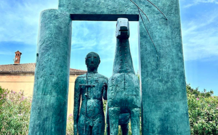 La nuova scultura di Mimmo Paladino all'Università Cattolica di Milano