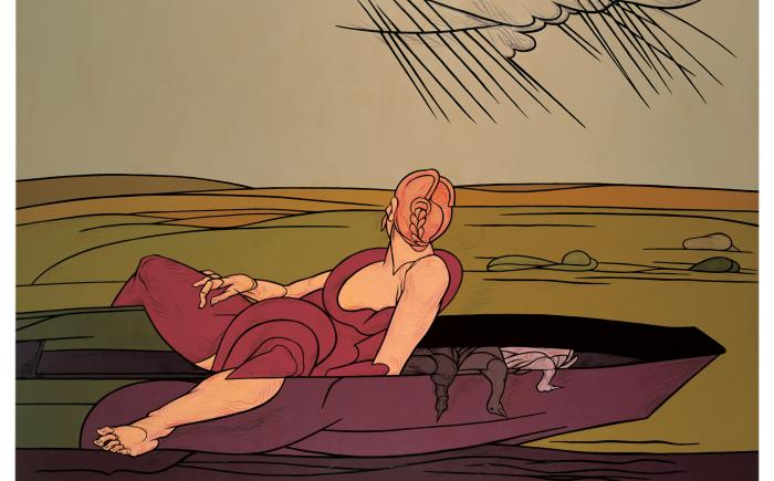L’incantesimo del lago, 1984, Collezione Adami