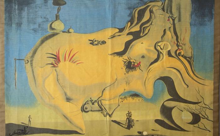 Salvador Dalì, LE GRAND MASTURBATEUR, 1929, arazzo