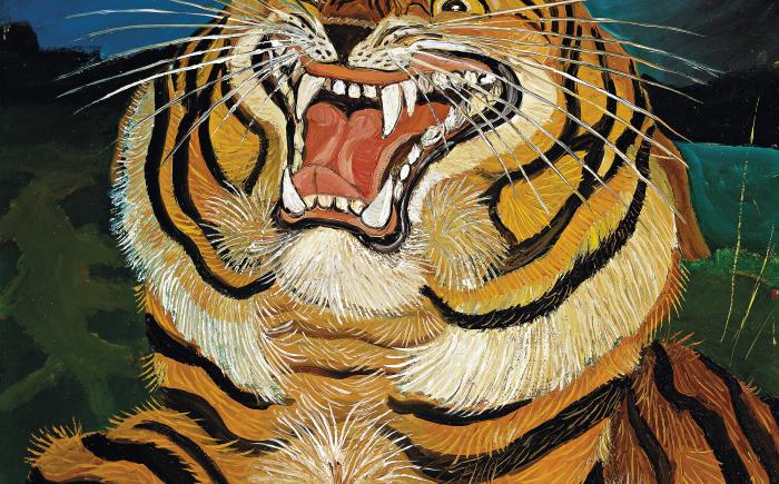 Antonio Ligabue, Testa di tigre