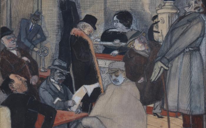 Primo Sinopico, Malerba al caffè, 1917