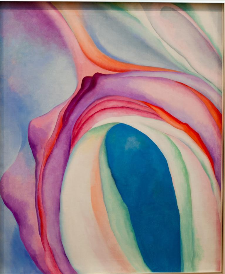 Music pink and blue no.2, 1918, opera dell'artista americana Georgia O'Keeffe