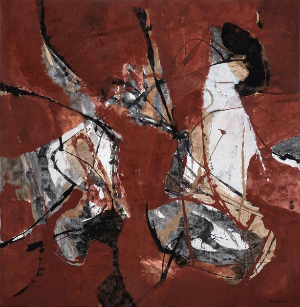 Toti Scialoja, Il primo dell’anno, 1957 (Galleria dello Scudo).