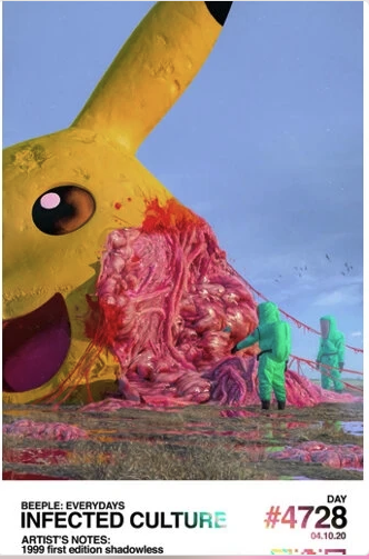 Beeple Everydays INFECTED CULTURE DAY, 2020
