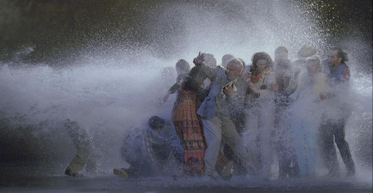The Raft, May 2004, video installazione di Bill Viola in mostra a Palazzo Reale, Milano