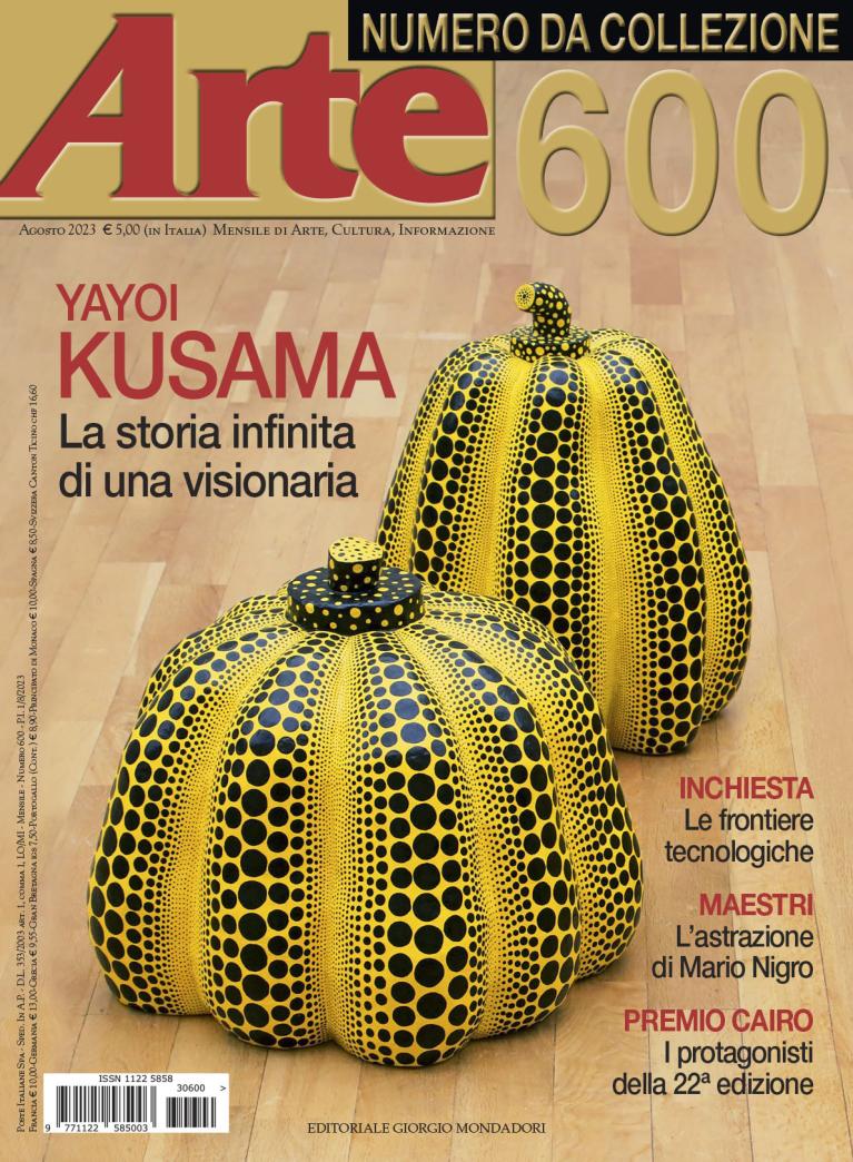 La copertina dell'edizione da collezione del numero 600 di Arte, in edicola dal 31 luglio