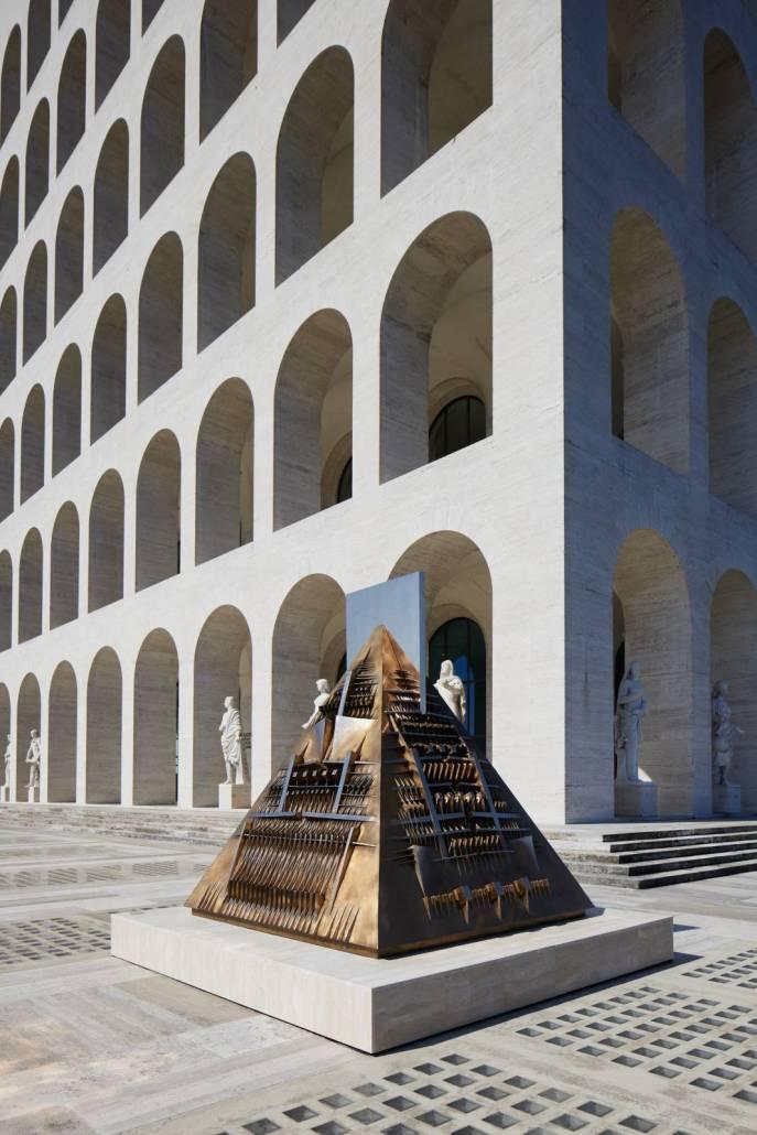 "Arnaldo Pomodoro. Il Grande Teatro delle Civiltà", Palazzo della Civiltà Italiana, Roma, 2023