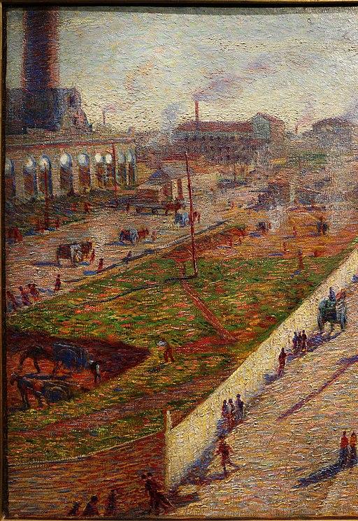 Meriggio, particolare. Umberto Boccioni.