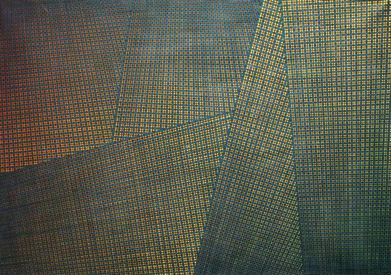 Mario Nigro. 1917-1992 Spazio totale, Progressioni iterative ritmiche simultanée.1953