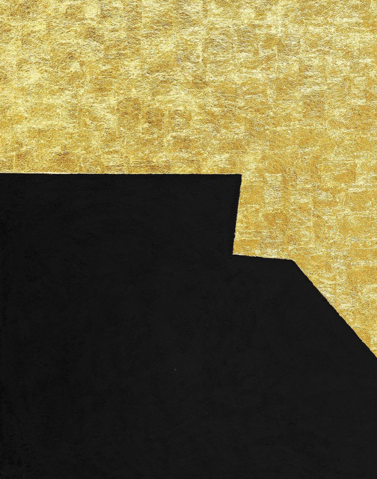 Una delle opere di Alberto Burri in mostra al MAR, Ravenna