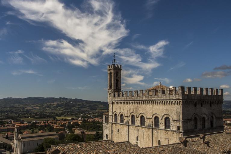 Vista di Gubbio