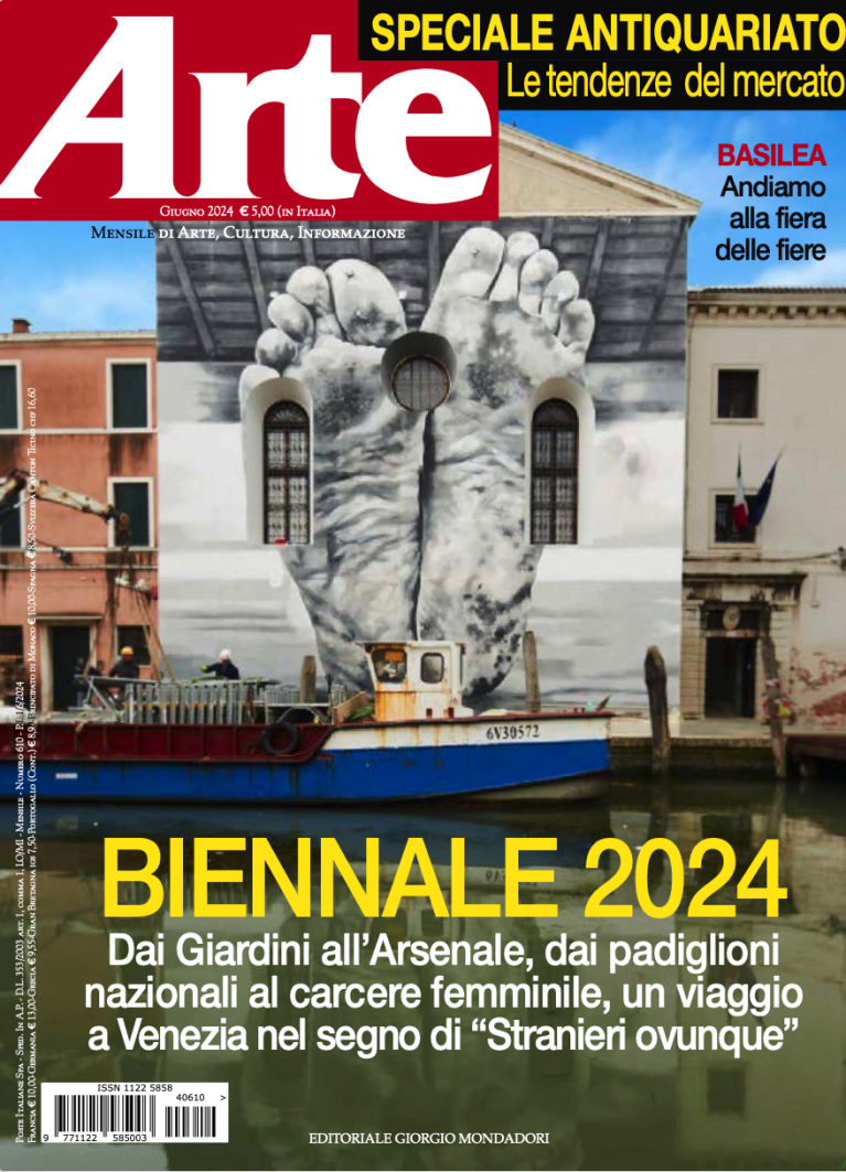 Cover Arte Giugno 2024: un numero da collezione sulla 60° Biennale di Venezia