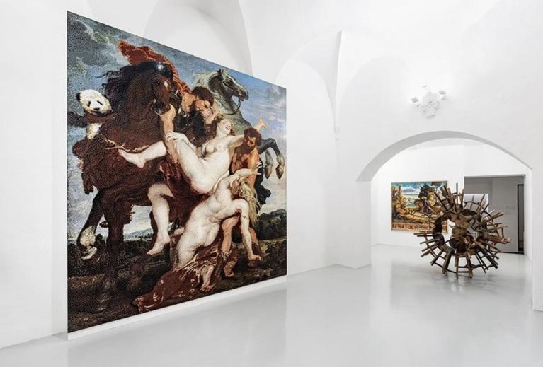 The Rape of the daughters of Leucippus (after Rubens)