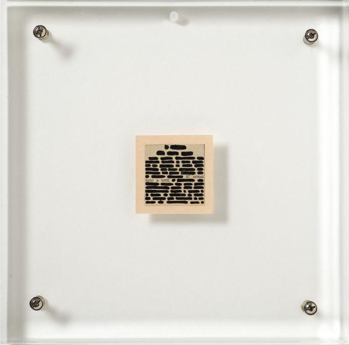 Emilio Isgrò, cancellatura, 1964