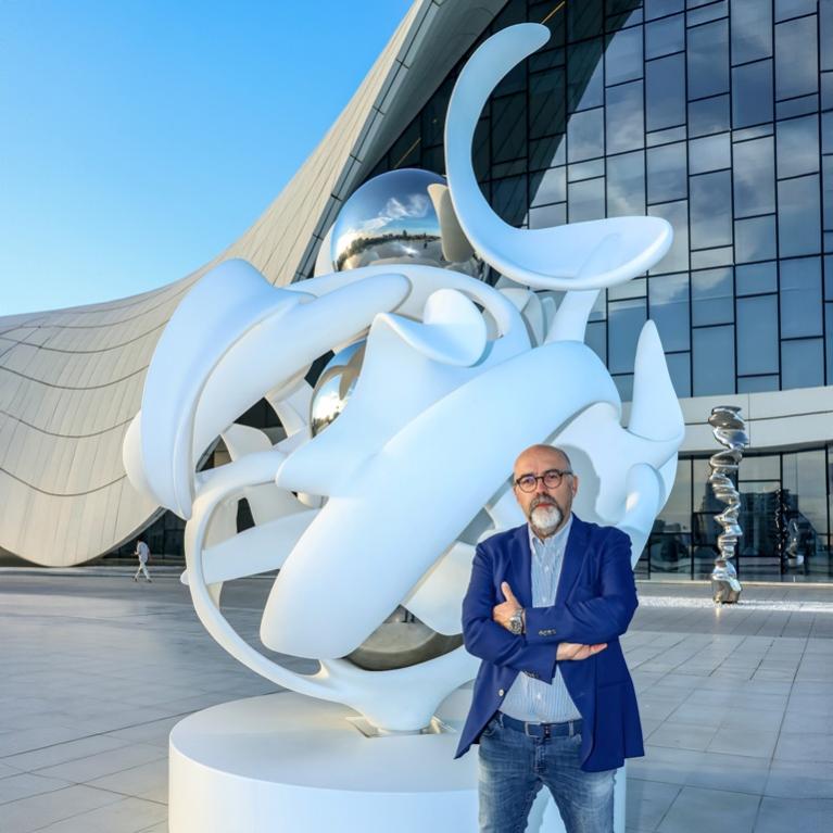 Gianfranco Meggiato presso l'Heydar Aliyev Center