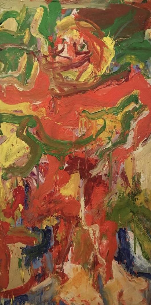 Willem De Kooning, Red man with moustache, 1971