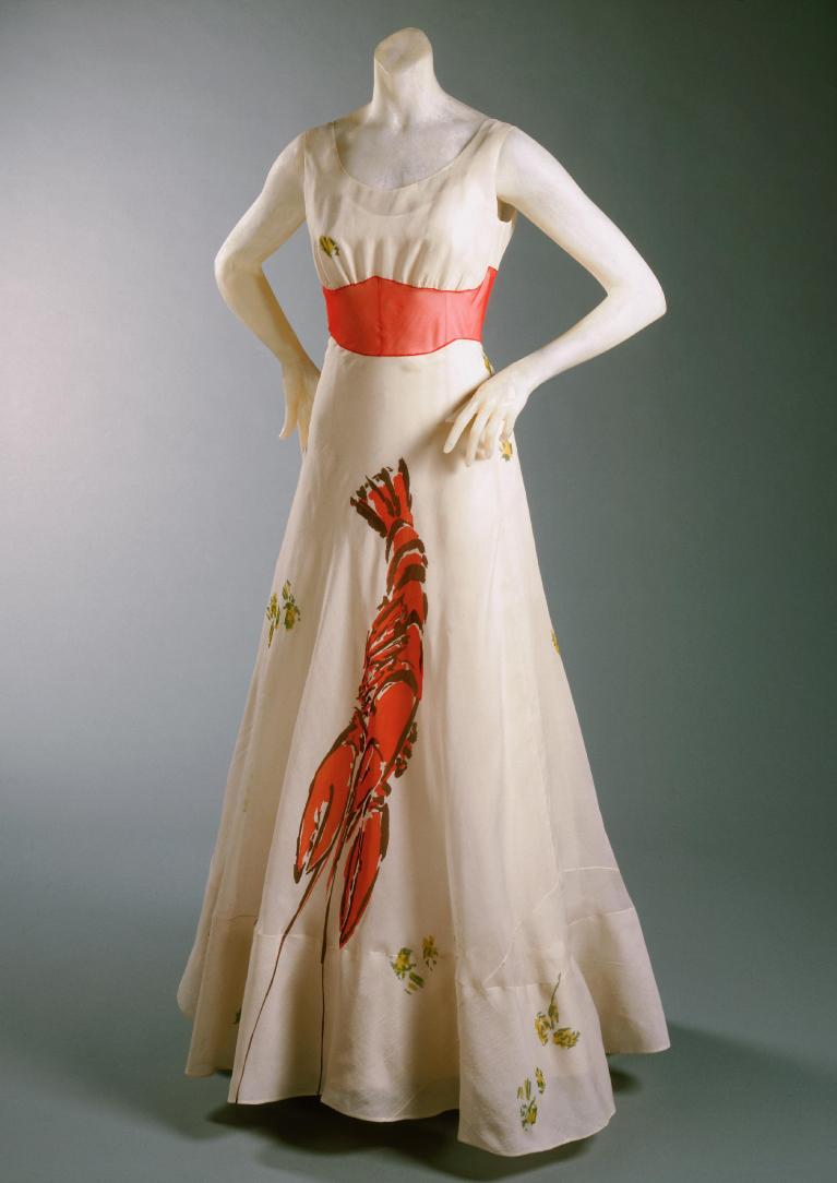Lobster dress by Elsa Schiaparelli, 1937