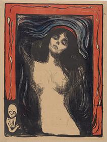 Edvard Munch, Madonna, 1895/1902, litografia
