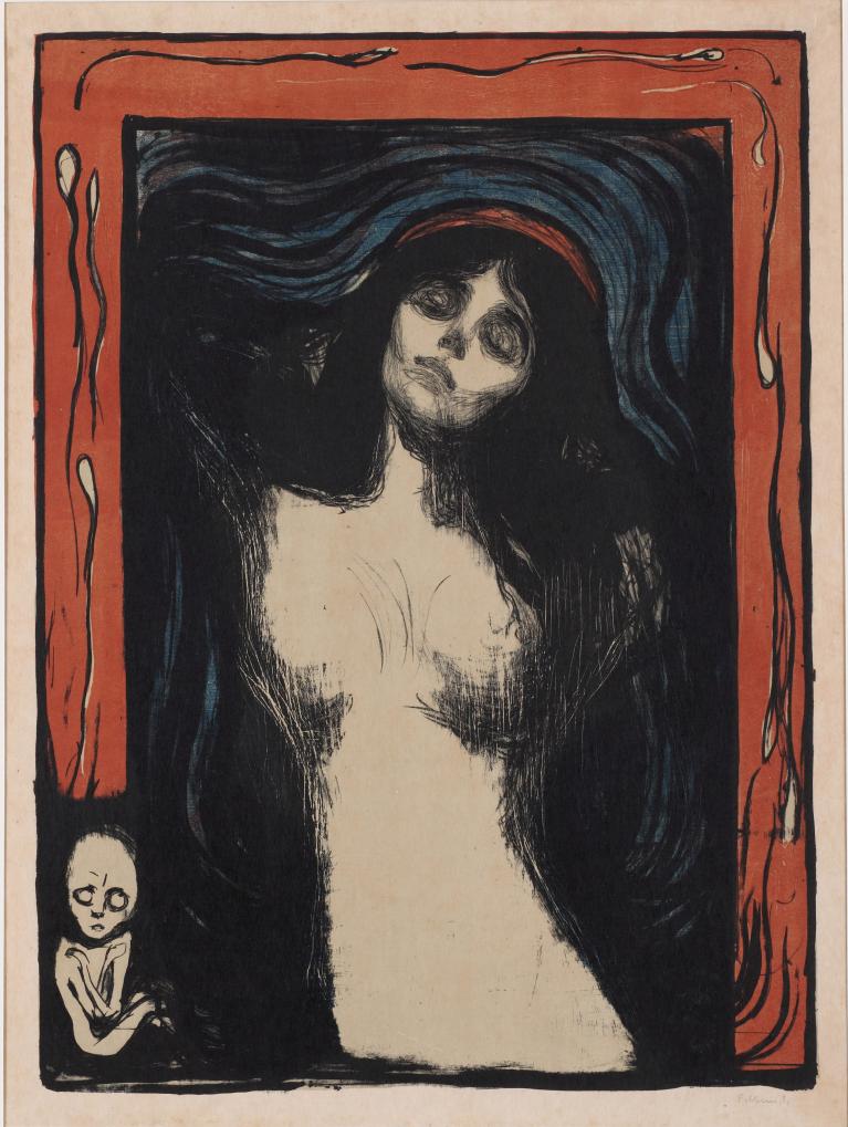 Madonna, 1895-1902 ca., litografia