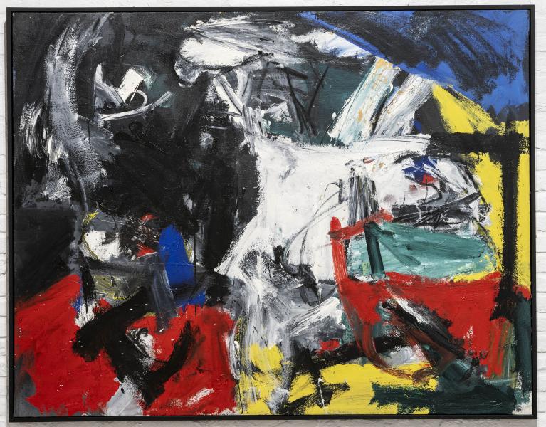 Emilio Vedova, Ciclo '62 - (B.B.6), 1962, colori a olio su tela