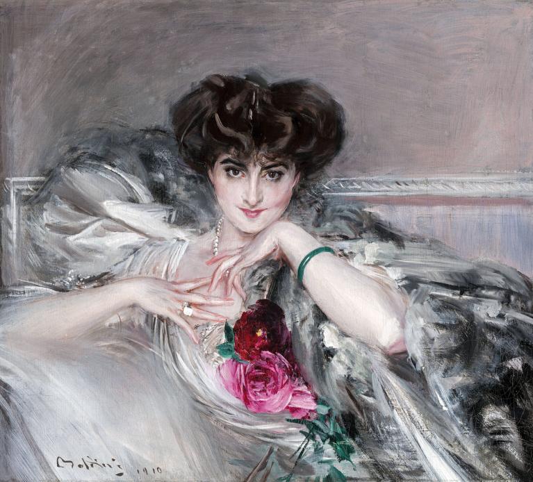 Giovanni Boldini, Ritratto della principessa Radziwill, 1910. Collezione privata