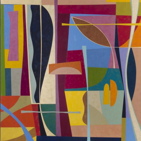 La distrazione dell'angelo, 2020, cm 140x130, acrilico su tela