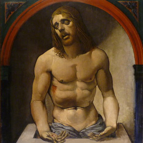 Achille Funi, Imago Pietatis, 1920, olio su tavola, cm 36,1x31,9