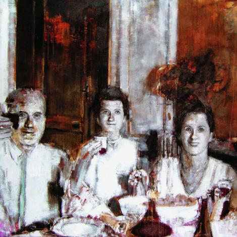 Cena a base di ravioloni alle seppie, opera di Matteo Bergamasco, vincitrice 4° Premio Cairo