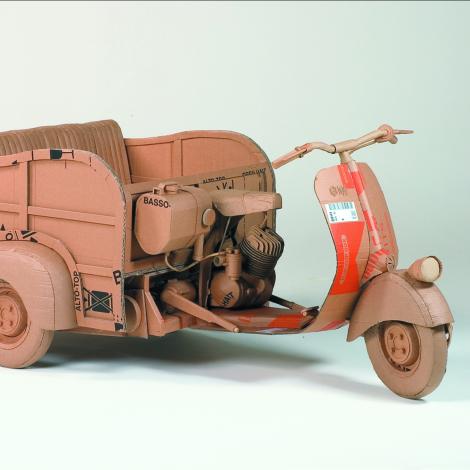 Auto taxi, opera dell'artista Chris Gilmour vincitrice 7° Premio Cairo