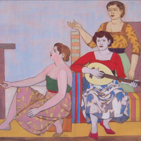 Concerto tra amiche, opera di Pompeo Borra