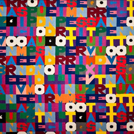 Alighiero Boetti, "Tutto", dettaglio