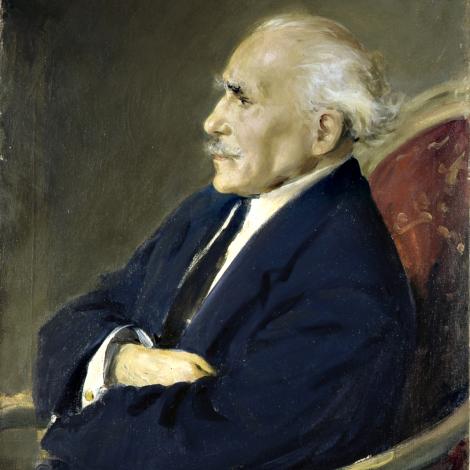 Ritratto di Arturo Toscanini, 1953, olio su tela, cm 70x60