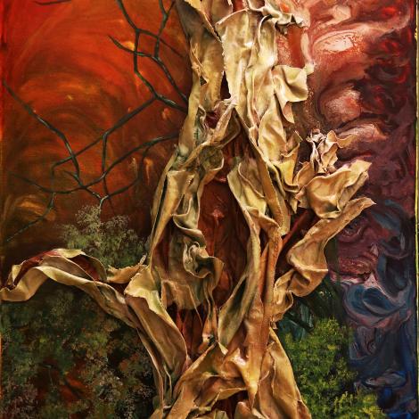 Il calore dell'autunno, 2014, tecnica mista, cm 25x30 cm
